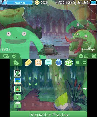 Mr.Frog Theme Preview